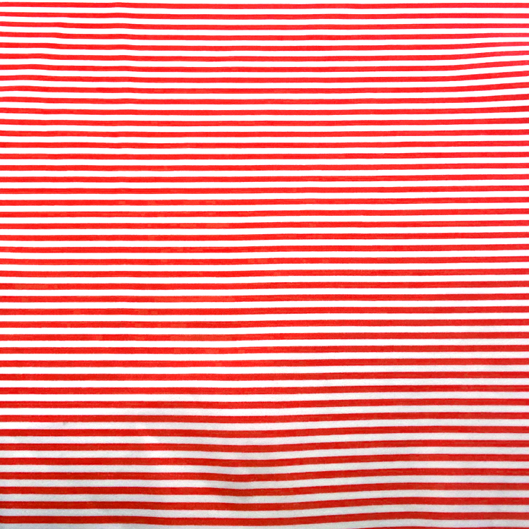 TELA JERSEY RAYAS ROJAS Y BLANCAS