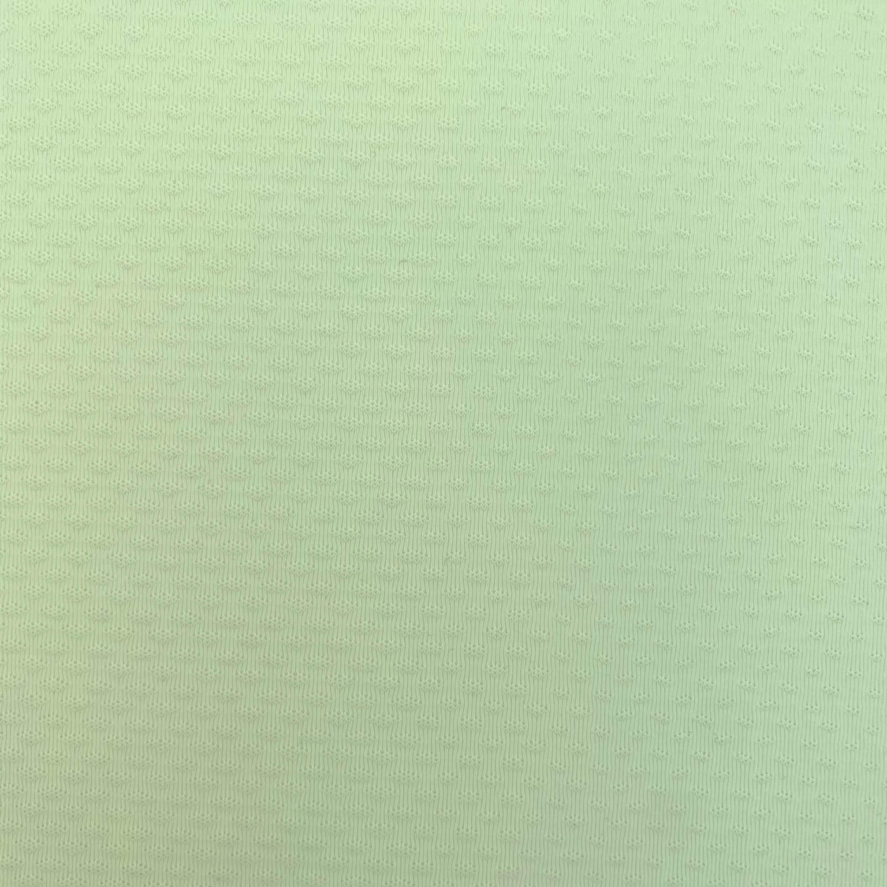 TELA JERSEY DE MALLA VERDE PÁLIDO